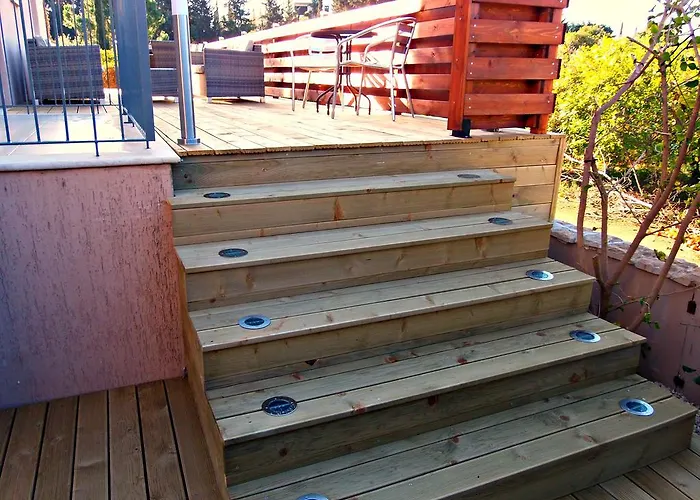 빌라 1 Sandy - Heated Pool - Jacuzzi - Private Area - Sea Views 폴리스